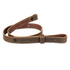 Kosibate Leather Gun Sling, Gun Shoulder Strap for Rifle Shotgun 1" Wide Tactical Universal Cowboy Hunting Brown