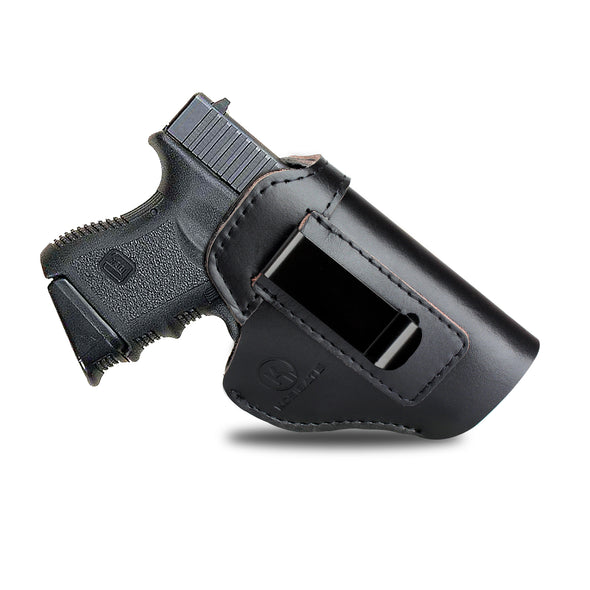 Kosibate IWB Leather Holster, Gun Holster for Glock 17 19 22 23 26 / Sig Sauer P226 P229 SP2022 / Springfield XD XDS XDM/S&W M&P Shiedld 9MM