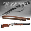 Kosibate Leather Gun Sling, Gun Shoulder Strap for Rifle Shotgun 1" Wide Tactical Universal Cowboy Hunting Brown