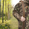 Kosibate Leather Gun Sling, Gun Shoulder Strap for Rifle Shotgun 1" Wide Tactical Universal Cowboy Hunting Brown