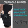 Kosibate Ankle Holster for Concealed Carry | Universal Leg Carry Gun Holster with Magazine Pouch Fits Ruger LCP 380 Glock 26 42 P938 S&W M&P Shield 9mm